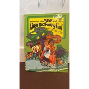 Vintage Little Red Riding Hood Make Your Own POP UP BOOK Retold By Christian
